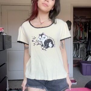 Cute Cat Graphic Tee